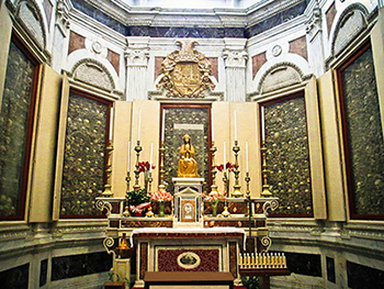 Cappella dei Santi martiri di Otranto canonizzati da papa Ratzinger, Benedetto XVI, l’11 febbraio 2013, durante il Concistoro in cui ha annunciato le sue dimissioni