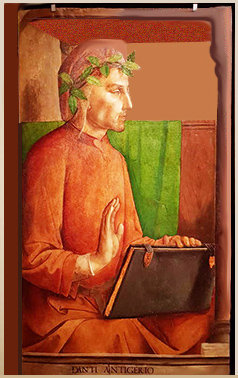 Dante, pannello conservato al Louvre