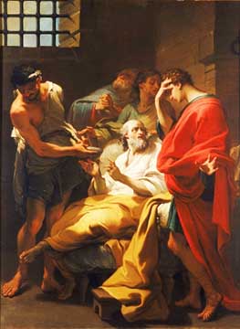 Gaetano Gandolfi «Morte di Socrate»