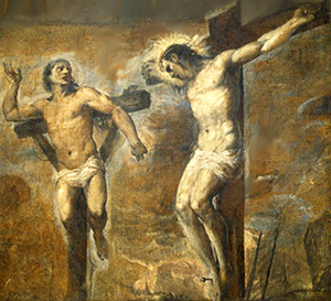 Tiziano «Cristo e il Buon Ladrone»