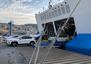 Il traghetto da Genova ad Olbia