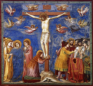 Giotto La salita al Calvario – Crocifissione