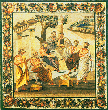 «Accademia di Platone» mosaico pompeiano