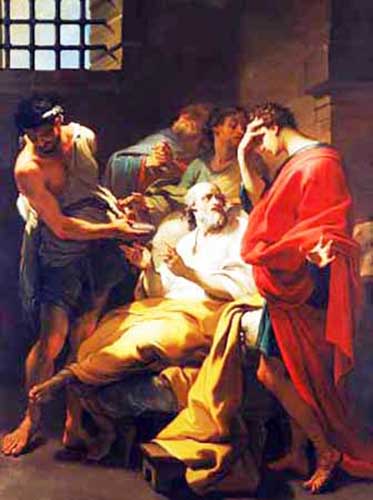 Gaetano Gandolfi Morte di Socrate