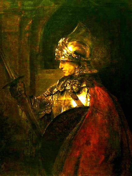 Rembrandt «Uomo con armatura» Rudolf Steiner riconobbe nel quadro un ritratto di Christian Rosenkreutz